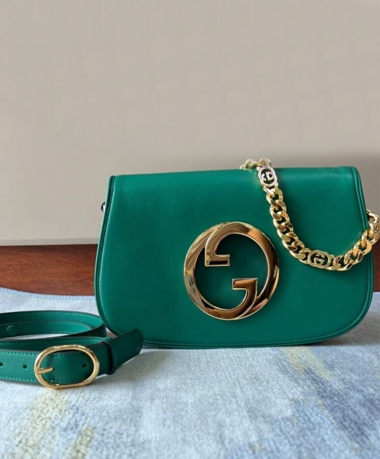 Gucci Green Satchels