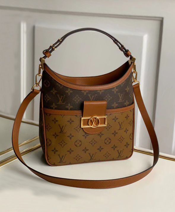 Louis Vuitton, a 'Hobo Dauphine MM' monogramcanvas handbag, 2020