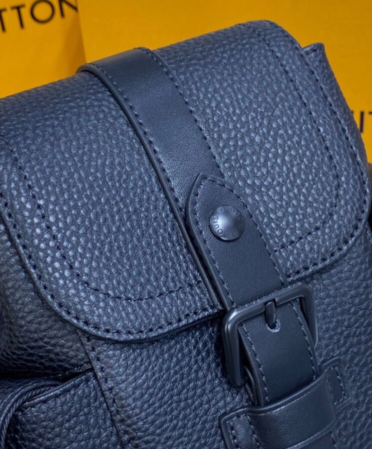 Louis Vuitton Christopher Xs Taurillon Blue For Men Mens Bags