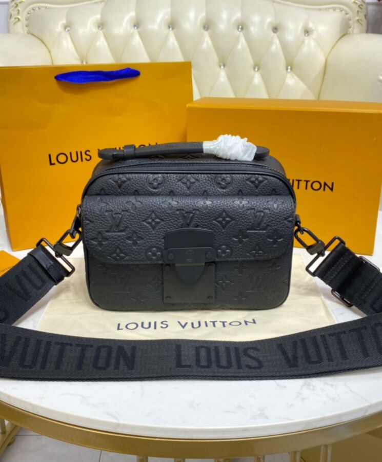 Shop Louis Vuitton MONOGRAM S Lock Messenger (M58489) by