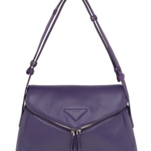 Prada Viola Padded Nappa Leather signaux Shoulder Bag 1BC165