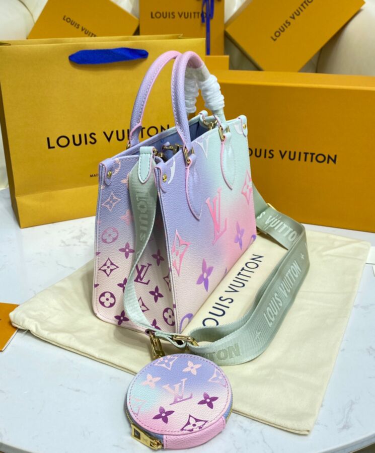 Louis Vuitton OnTheGo Tote GM Pastel Pink - Luxury Helsinki