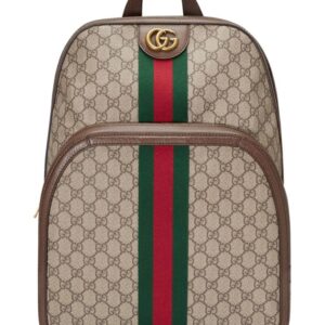 Gucci Soft GG Supreme Duffle Bag With Web 459311 Green - lushenticbags