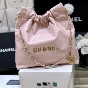 Chanel AS3502 Small TOTE Lambskin Black - lushenticbags