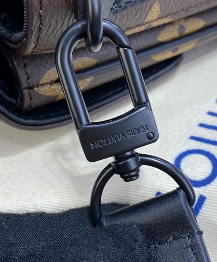 S-Lock Vertical Wearable Wallet Monogram Macassar Canvas - Bags M81522