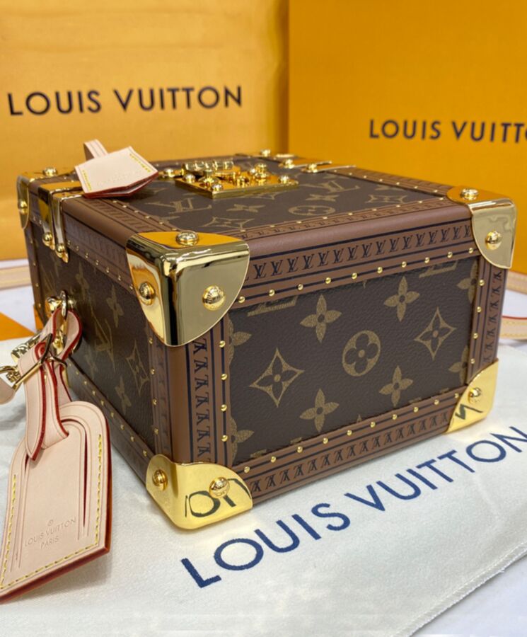 Louis Vuitton Vintage Coffret Tresor 20 Jewelry Case Box Mini