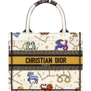 Dior Small Dior Book Tote Cream