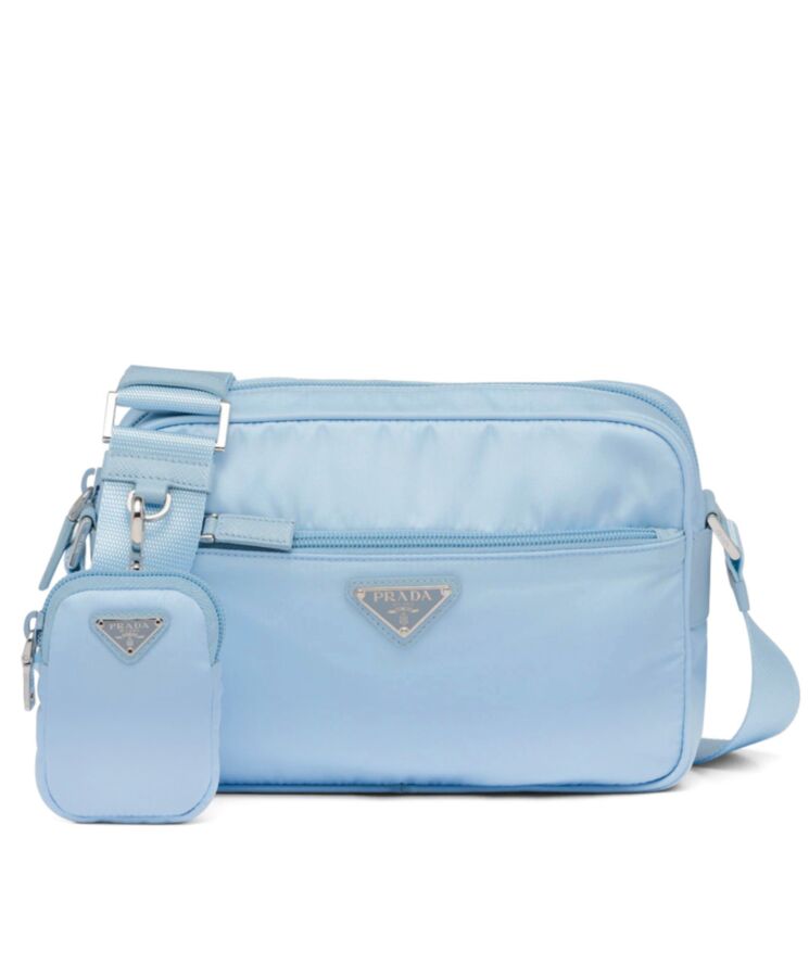 Prada Nylon Diaper Bag in Blue