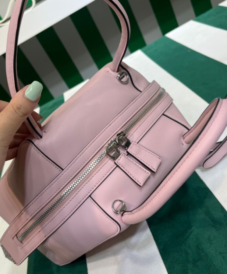 Prada Small Leather Prada Supernova Handbag 1BA366 Pink