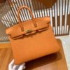 Perfect Hermes HERMES Birkin 30CM 93 Orange Togo Full handmade