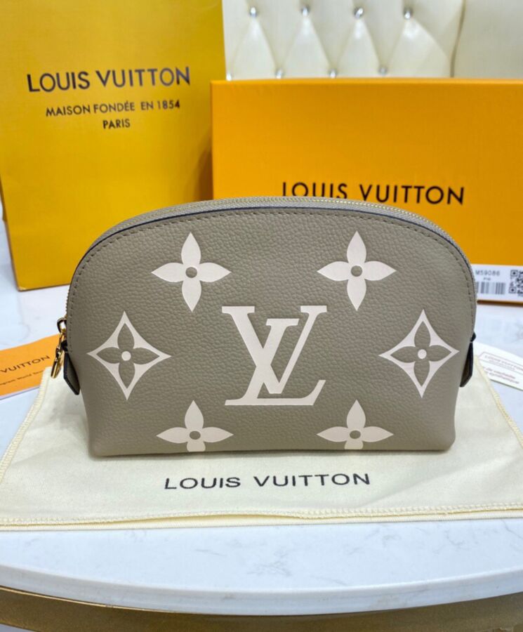 Authentic LOUIS VUITTON Monogram Empreinte Vanity PM M45608 Bag