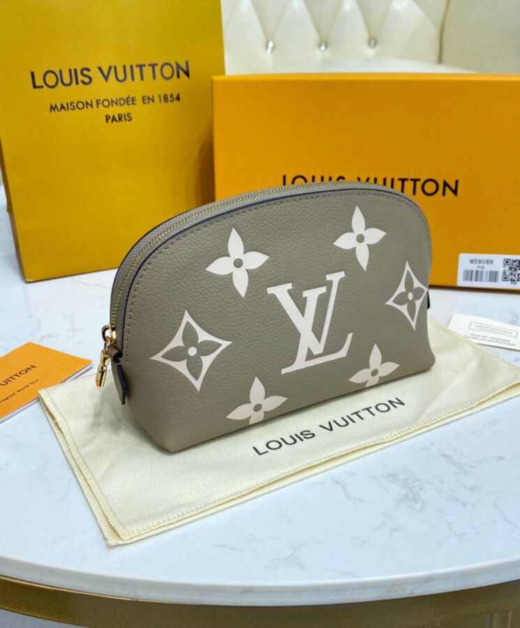 Louis Vuitton Since 1854 Cosmetic Pouch Pm in Black