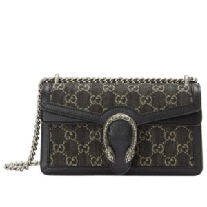 GUCCI Dionysus Small GG Supreme Shoulder Bag Beige 499623