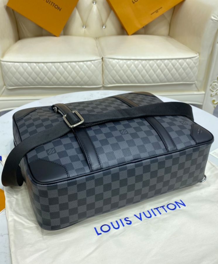 Louis Vuitton Briefcase Backpack N50051 Black - lushenticbags