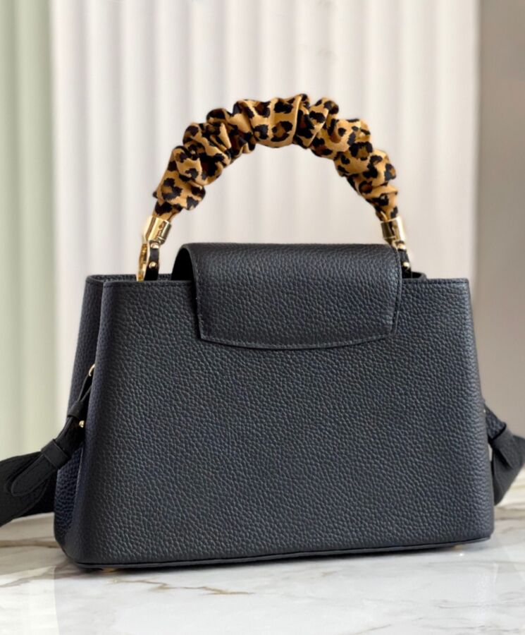 Louis Vuitton Leather Capucines MM - Pink Handle Bags, Handbags