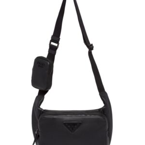 Prada Leather Shoulder Bag Black