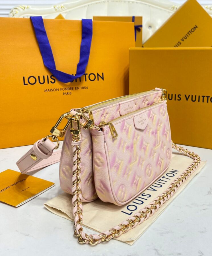 Louis Vuitton OnTheGo PM Tote Bag Sprayed and Embossed Grained