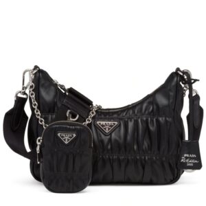 Prada Re-Edition 2005 Nappa Gaufre Bag 1BH204 Black