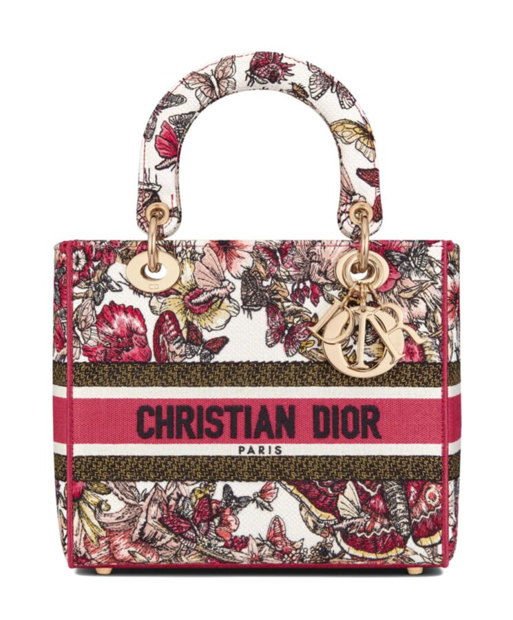 Christian Dior Medium Lady D-Lite Bag Pink - lushenticbags