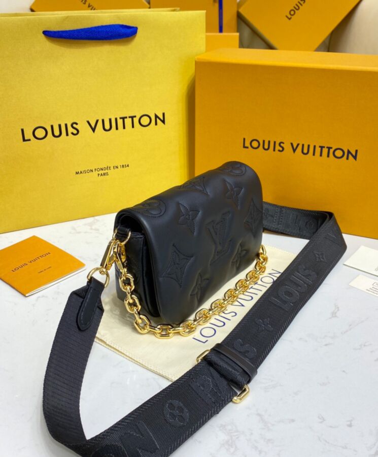 Louis Vuitton BUBBLEGRAM Wallet on Strap