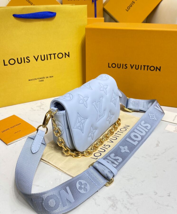 Handbags Louis Vuitton LV Bubblegram Wallet On Strap New