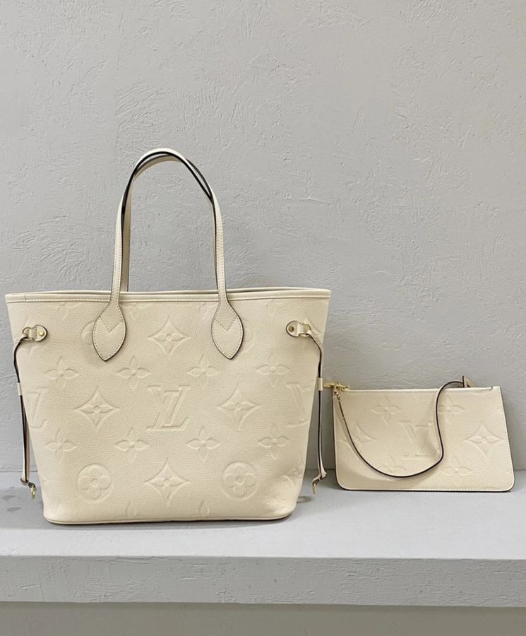 Shop Louis Vuitton Neverfull mm tote bag (M45684, M45685, M45686