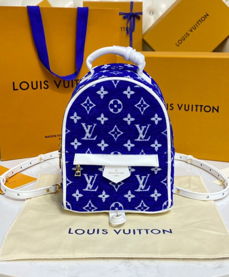 LOUIS VUITTON M46207 Monogram jacquard Palm Springs Mini Backpack
