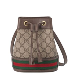 Gucci Ophidia GG medium top handle bag 524532 Dark Coffee