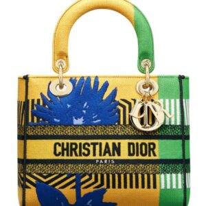 Dior Medium Lady D-Lite Bag Yellow