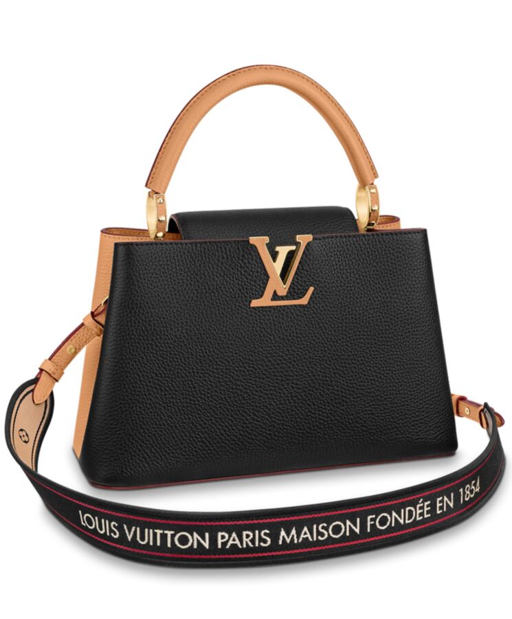 Louis Vuitton CAPUCINES MM Black