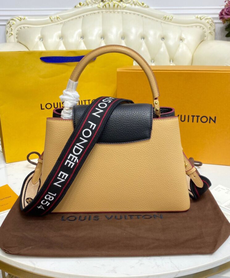 Louis Vuitton Capucines GM - Black Handle Bags, Handbags