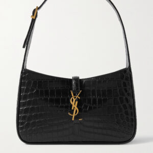 SAINT LAURENT Le 5 à 7 croc-effect leather shoulder bag