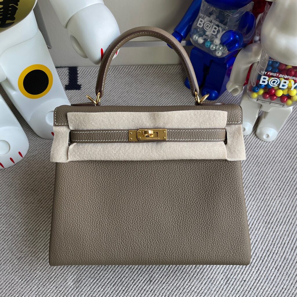 Hermes Birkin 25 Handbag 3G Alezan Togo GHW