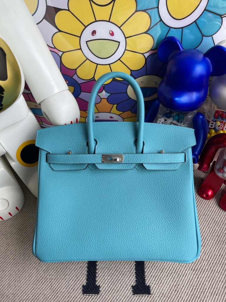 Hermes Birkin 25 Handbag CK18 Etoupe Epsom GHW