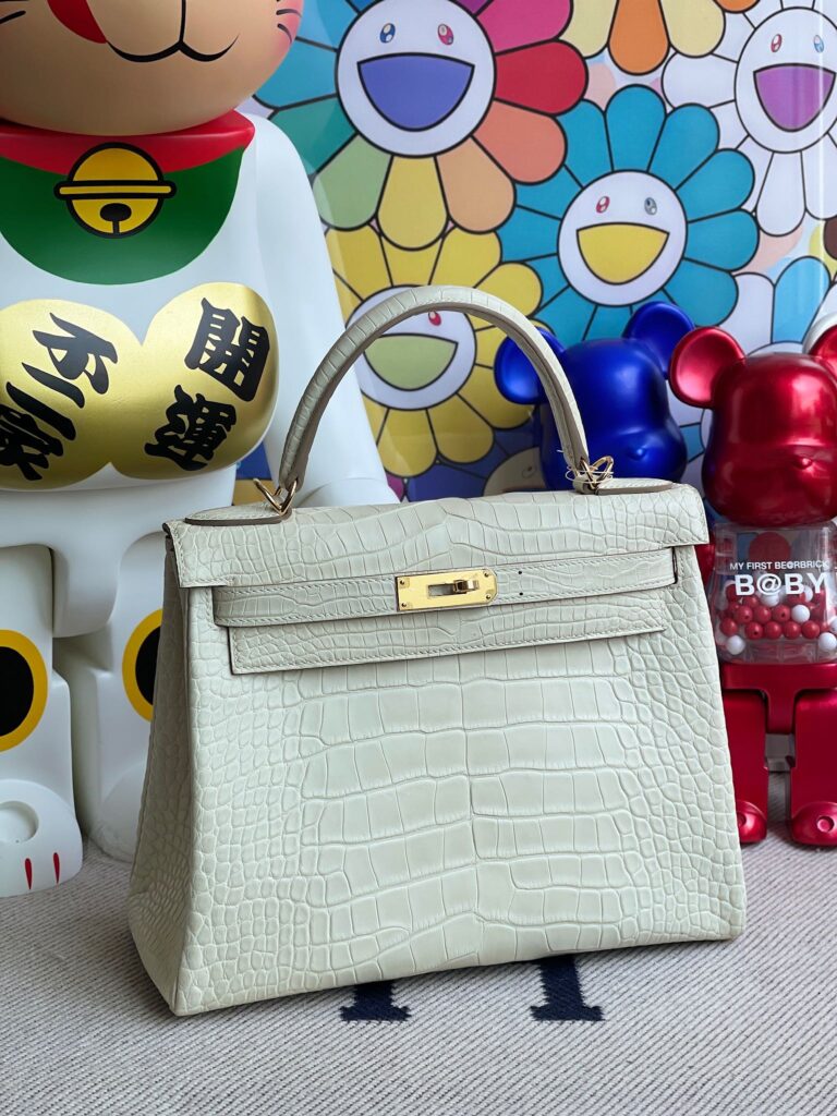 Hermes Mini Kelly I Bag CK18 Etoupe Swift GHW