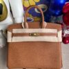 Hermes Birkin togo ck37 Gold Gold buckle 25cm