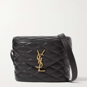 SAINT LAURENT June quilted leather shoulder bag