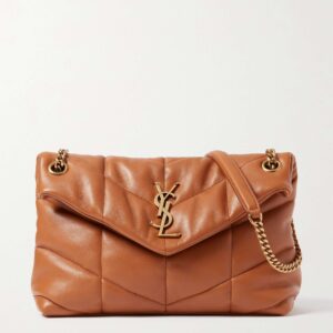 SAINT LAURENT Loulou Puffer small quilted leather shoulder bag