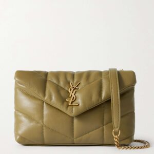 SAINT LAURENT Loulou Puffer Toy quilted leather shoulder bag