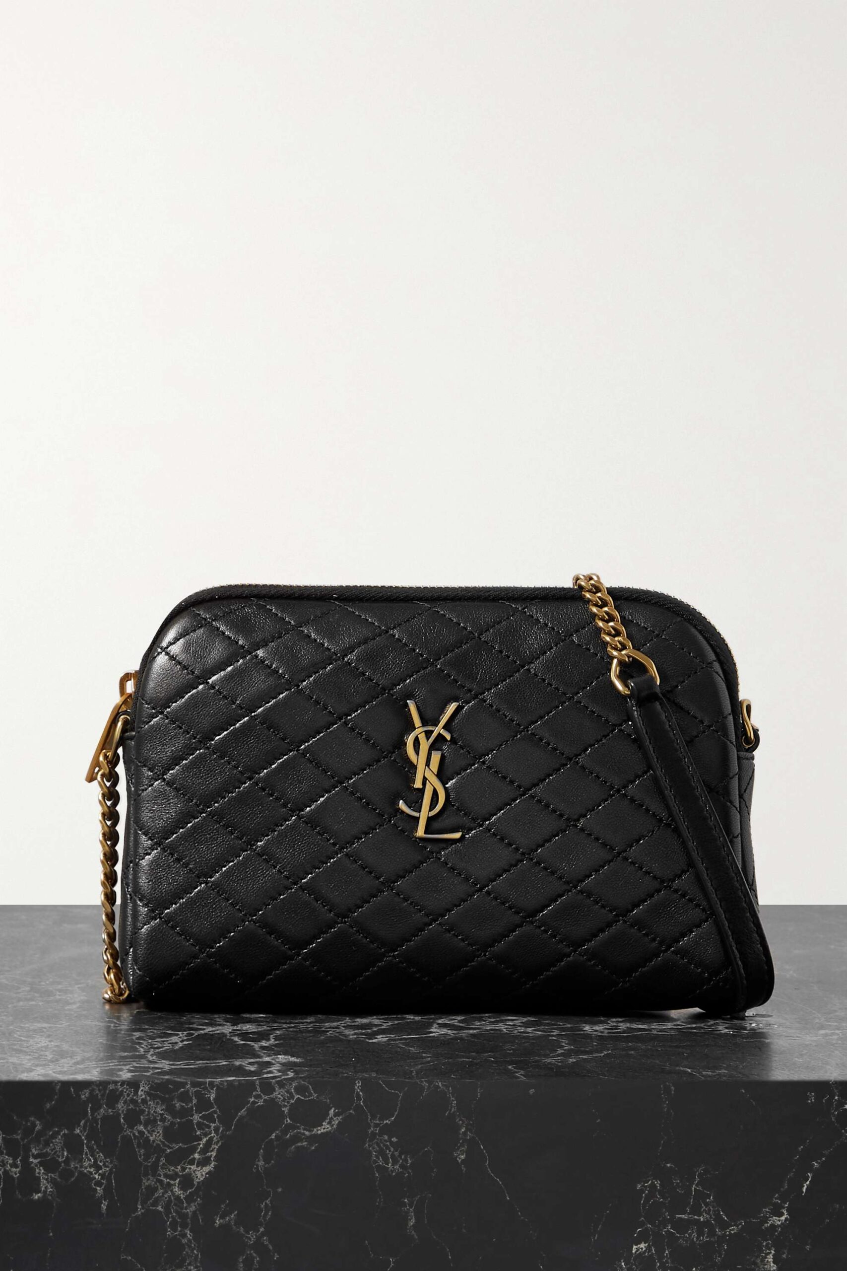 Saint Laurent Kate Small Textured-leather Shoulder Bag in 2023