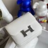 Hermes Constance swift white Silver Hardware 18cm Full Handmade