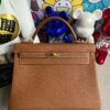 Hermes Kelly togo ck37 Golden Gold Hardware 32cm Full Handmade