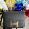 Hermes Constance Epsom ck89 Noir Rose gold Hardware 24cm Full Handmade