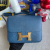 Hermes Constance 18CM Epsom HandMade S4 Deep Blue Gold Hardware