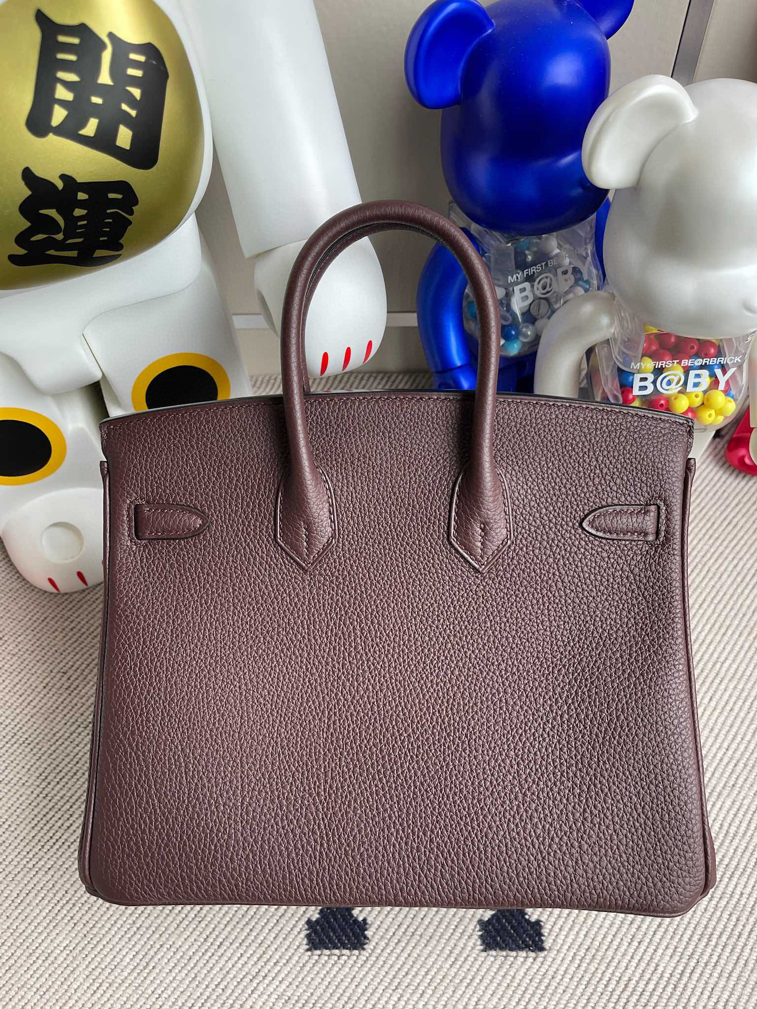 Hermes Birkin togo Rouge Sellier Gold Hardware 30cm Full Handmade