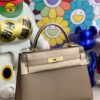 Hermes Kelly 28cm Epsom ck18 Etoupe & S2 Trench Gold Hardware Full Handmade