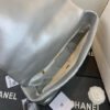 Chanel 19 Maxi Handbag Lambskin Gold AS1162 Silvery