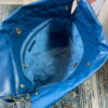 Chanel AS3260 22 Small Handbag Shiny Calfskin Blue Gold