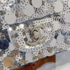 Chanel 23P limited edition new classic CF sequin bag Silver