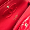 Chanel A01112 Flap Handbag Classic Bag Patent leather Lambskin Red